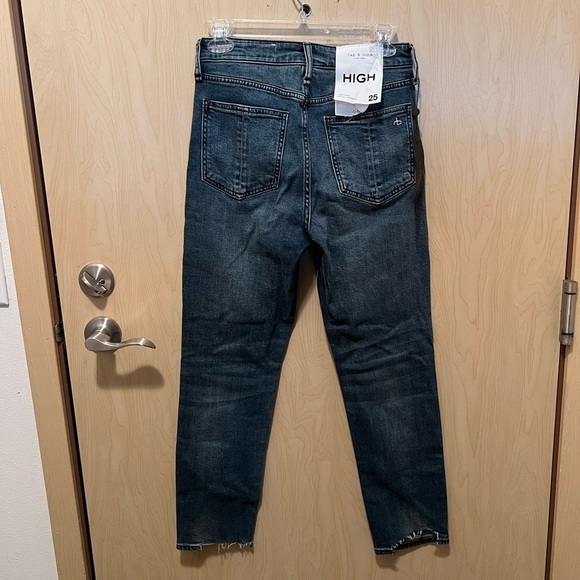NWT rag & bone Nina high rise ankle cigarette - Picture 3 of 4